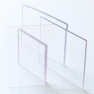 Folha de plástico de policarbonato sólido transparente Lexan